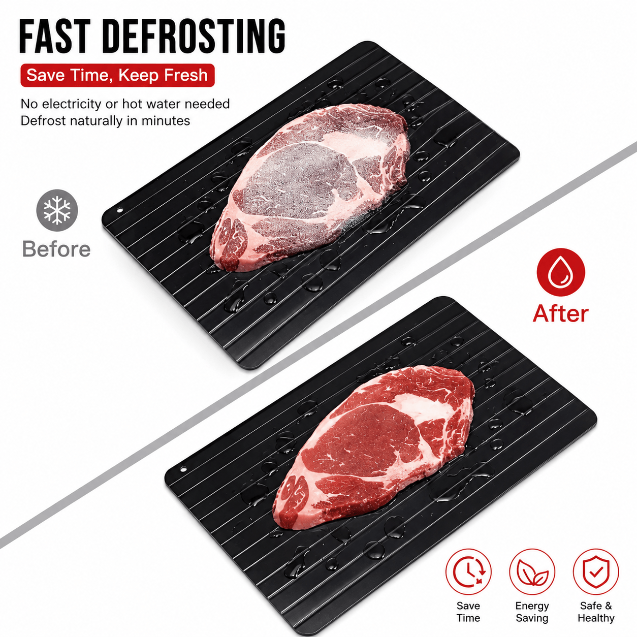 Quick Thawing Tray Used for Freezing Food
