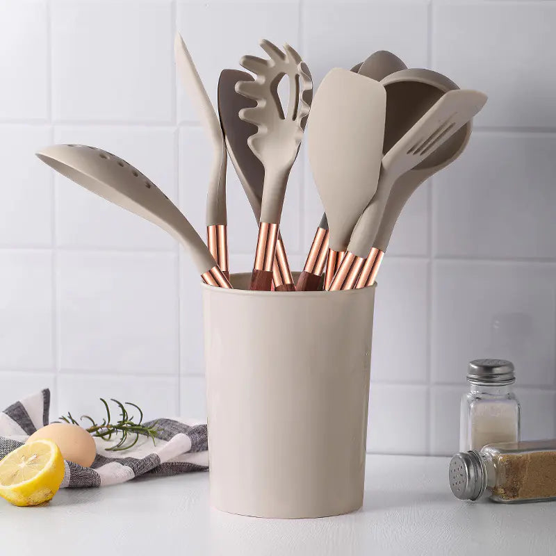 Luxe Silicone Cooking Utensils