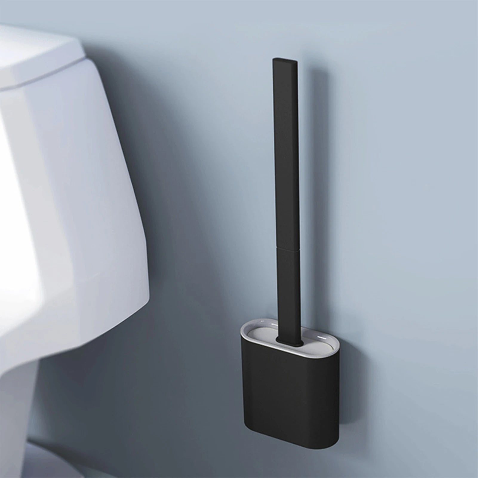 Deep-Cleaning Silicone Toilet Bowl Brush