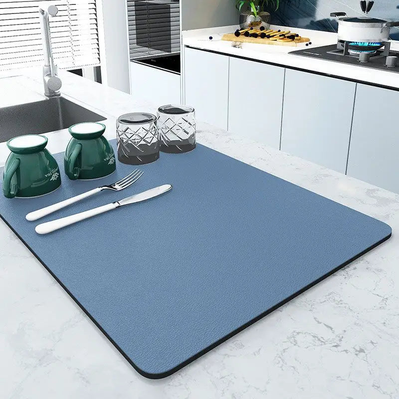 Non-Slip Kitchen Sink Dish Drying Mat