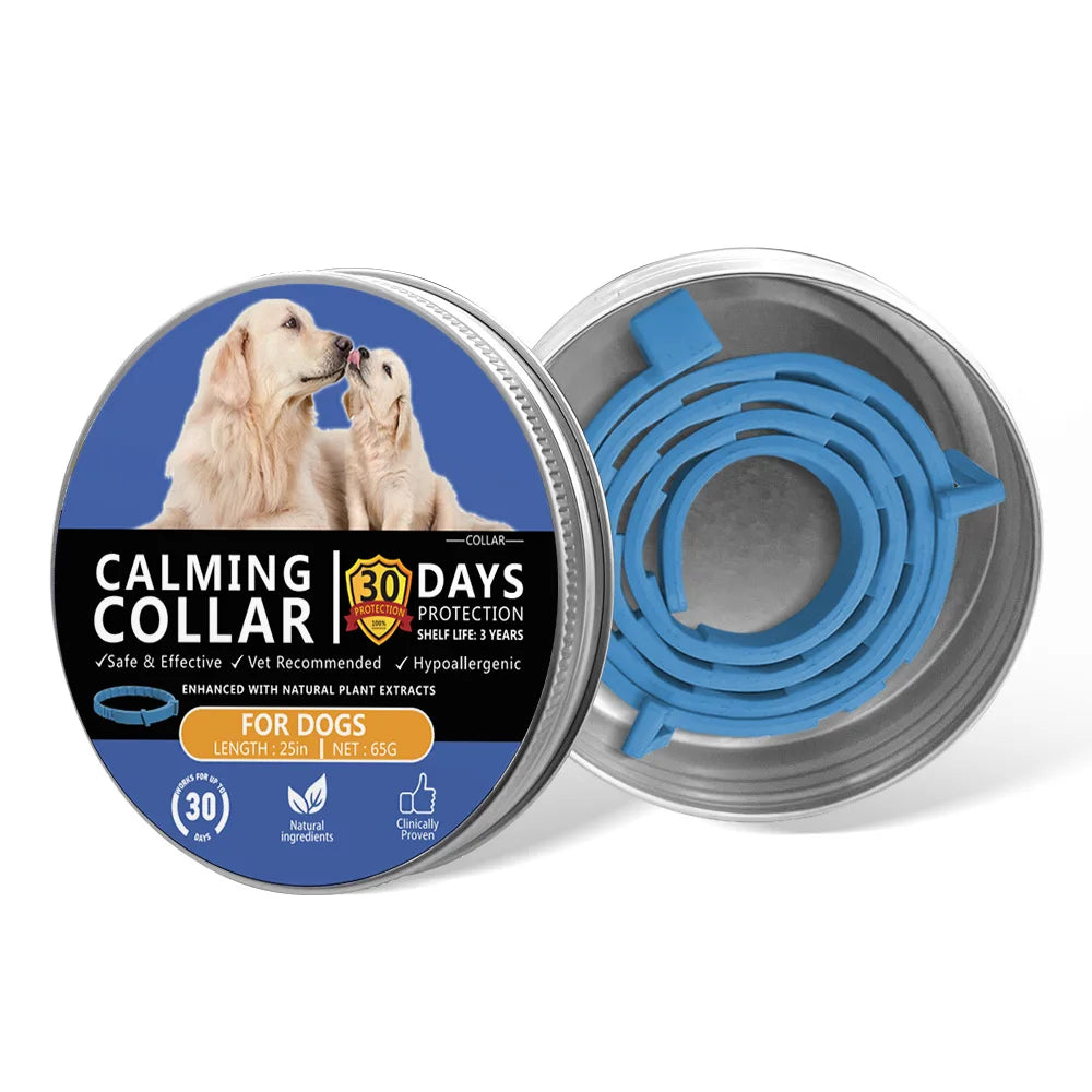 Pet Calming Collar: Stress-Relief and Prevention Collar for Cats and Dogs
