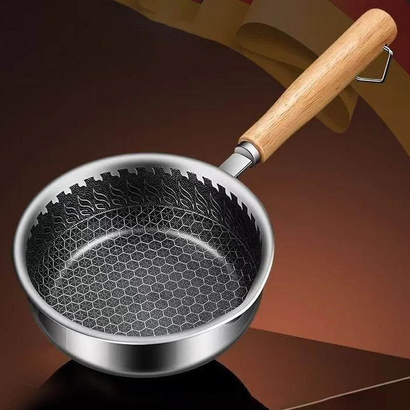 Outdoor Camping Stainless Steel Portable Pan