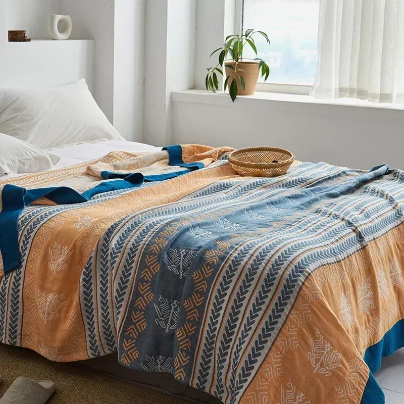 Modern simplicity Cotton Blanket