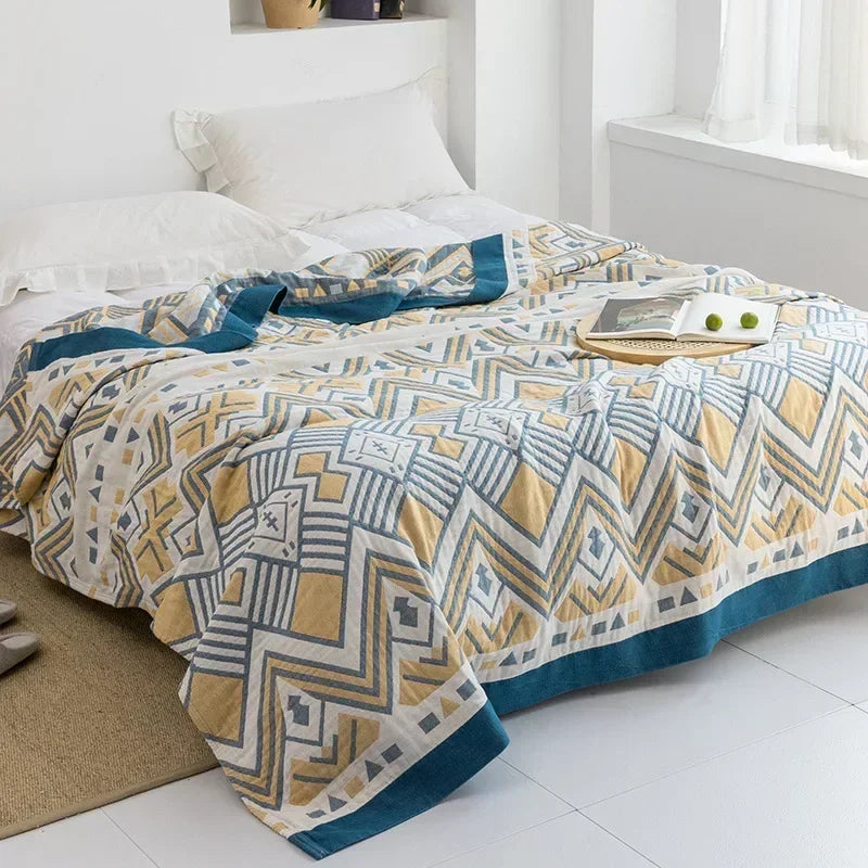 Modern simplicity Cotton Blanket