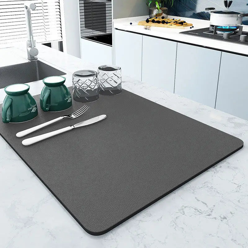 Non-Slip Kitchen Sink Dish Drying Mat