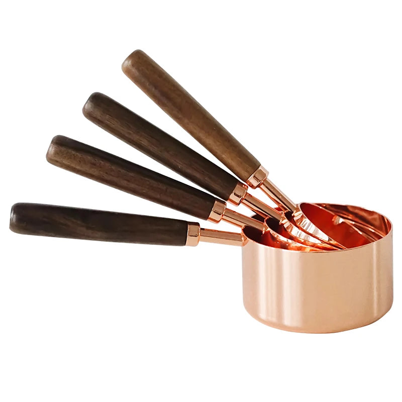 Rose Gold Plated Stainless Steel Measuring Cups