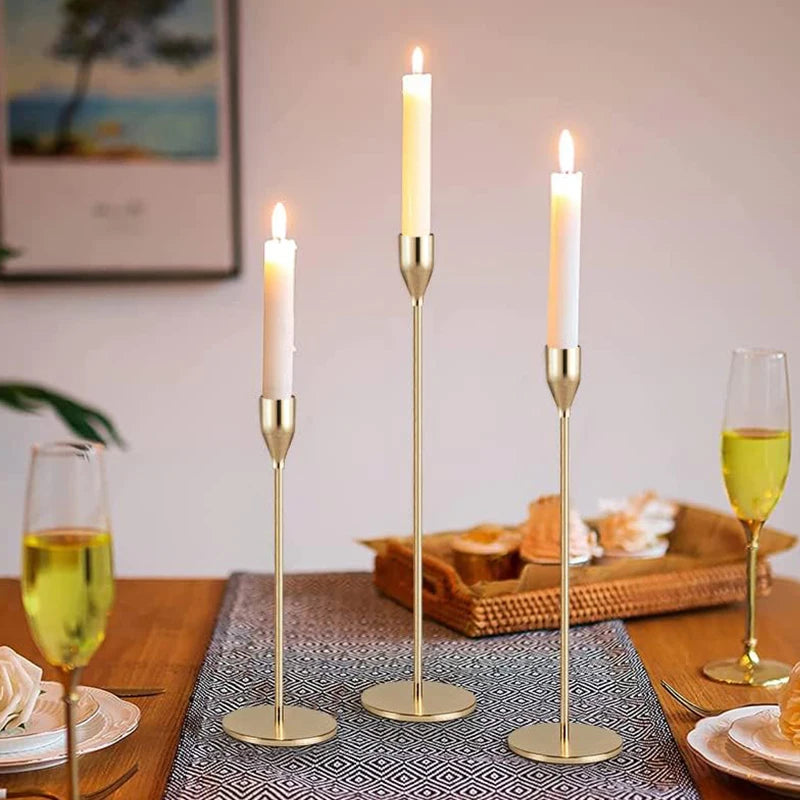 European-style Metal Candle Holders