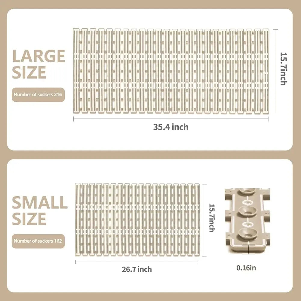 Bathroom Long Foldable Anti-Slip Mat