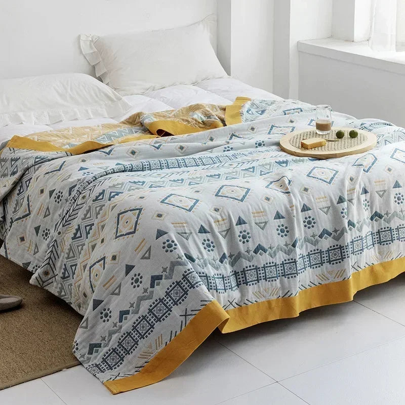 Modern simplicity Cotton Blanket