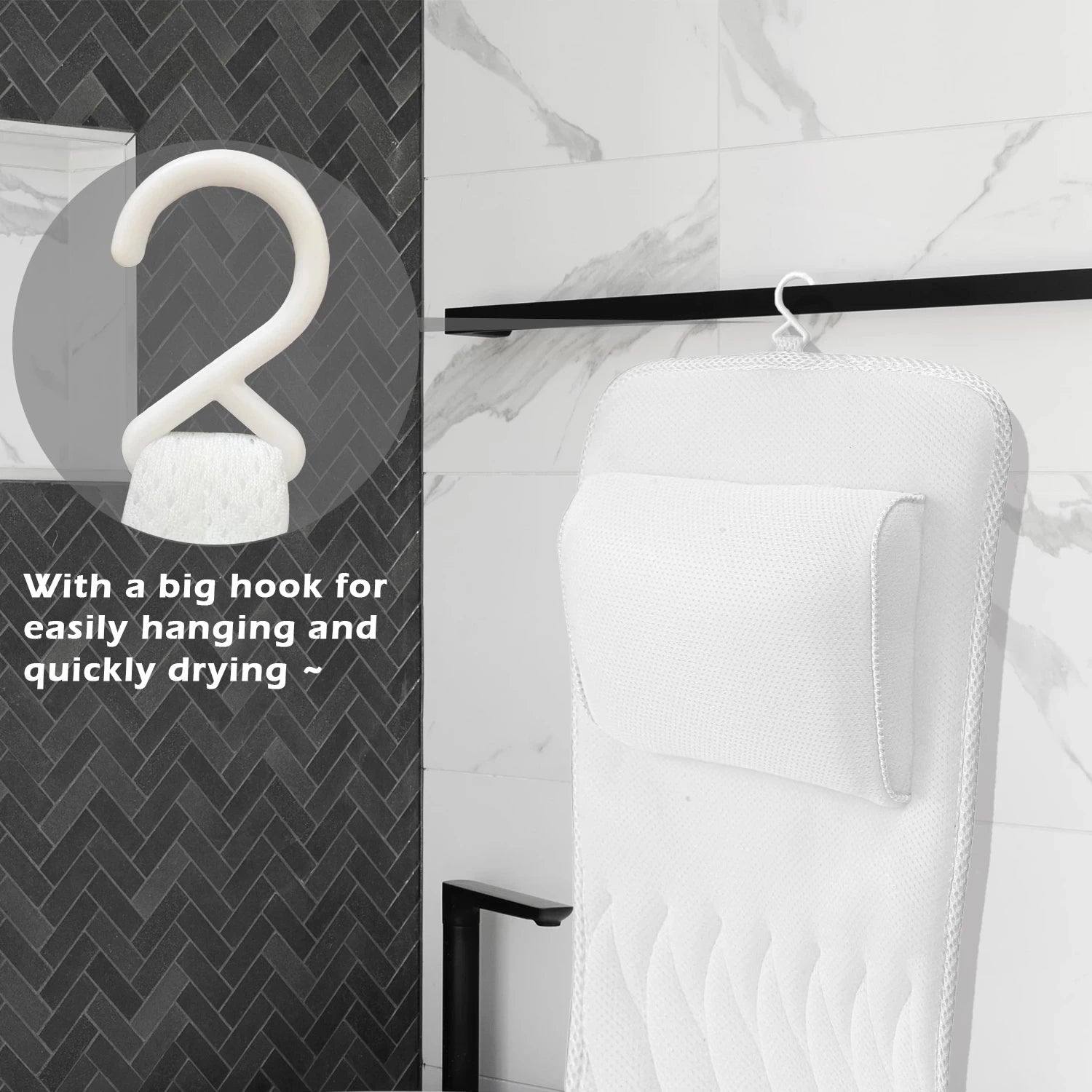 Luxury Full Body Bath Pillow Bathtub