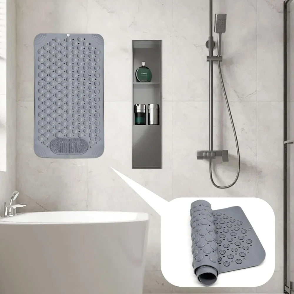 Luxury Anti-Slip Bath Mat with Suction Cups