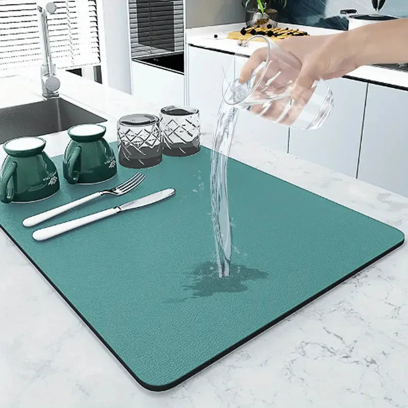 Non-Slip Kitchen Sink Dish Drying Mat