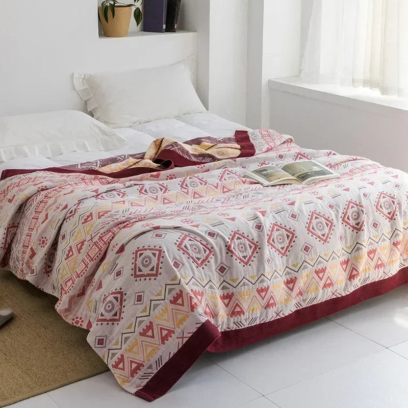 Modern simplicity Cotton Blanket