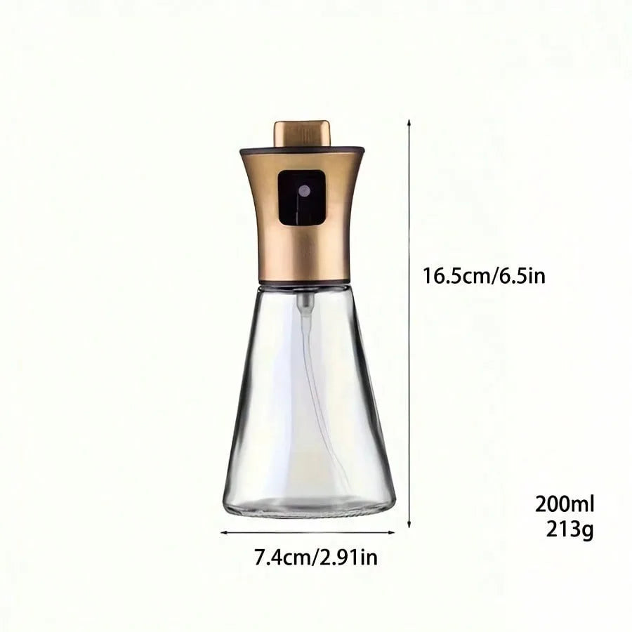 Stainless Steel Oil Spray Bottle with Glass