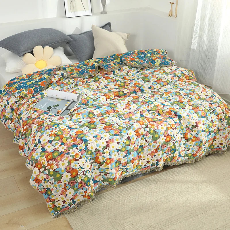 Four Seasons Cotton Blanket | 100% Cotton Blanket
