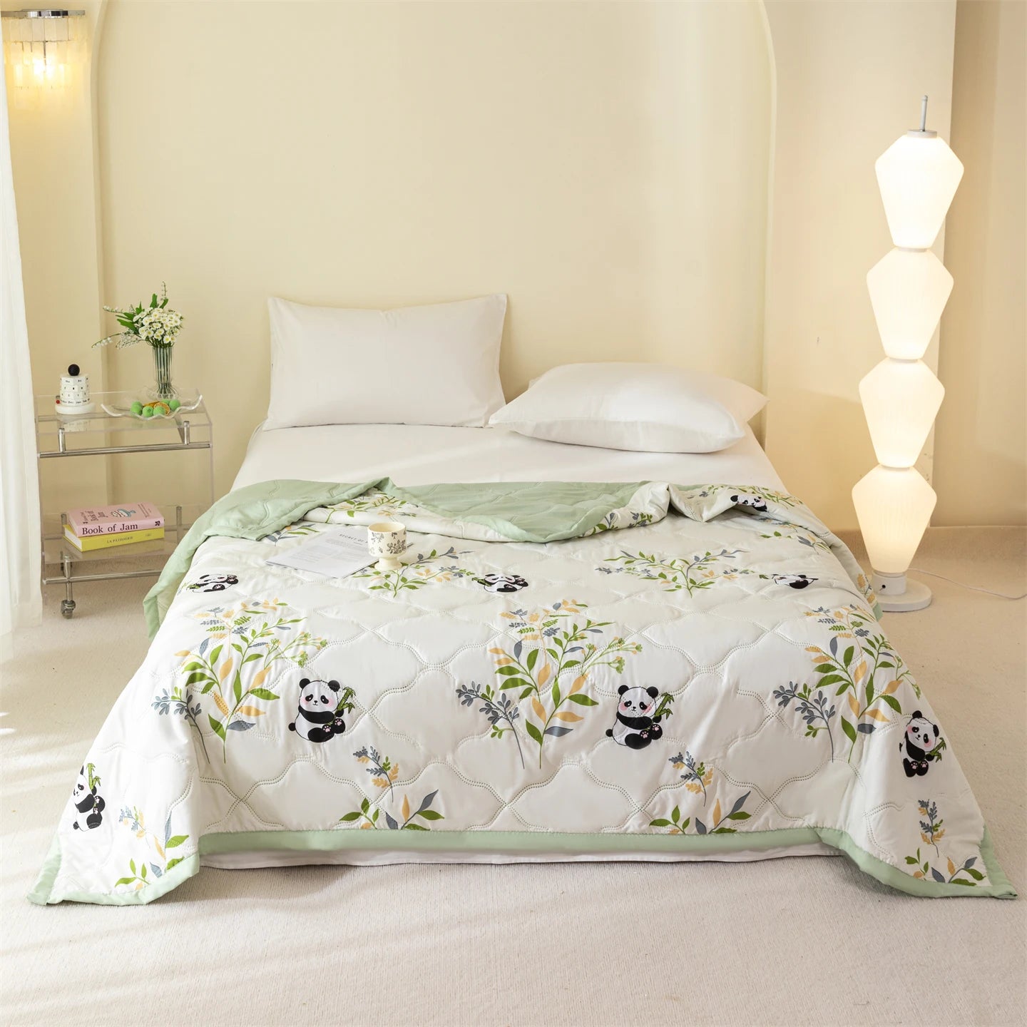 New Printed Washed Summer Quilt