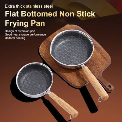 Outdoor Camping Stainless Steel Portable Pan