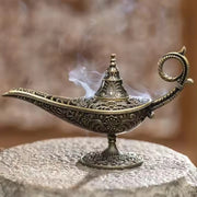 Antique Style Lamp Metal Incense