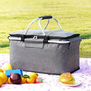 Collapsible Large Capacity Insulated Picnic Basket