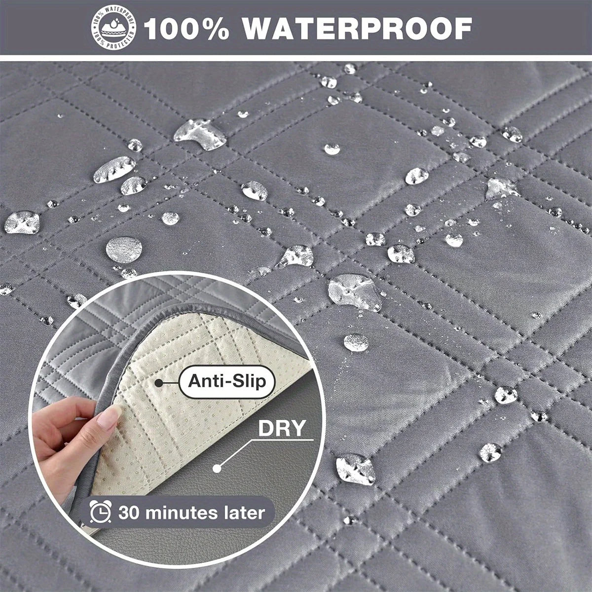Waterproof TPU Coated 1 Person Recliner Sofa Pad