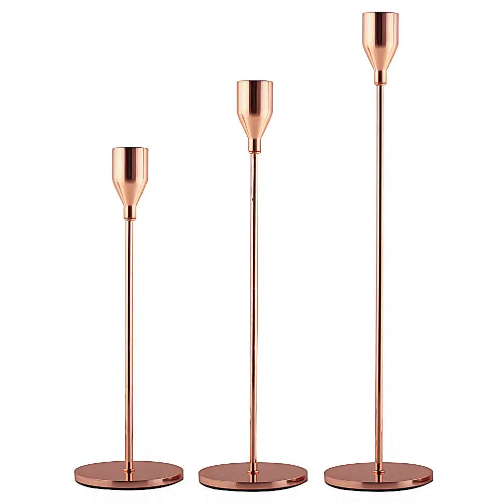 European-style Metal Candle Holders