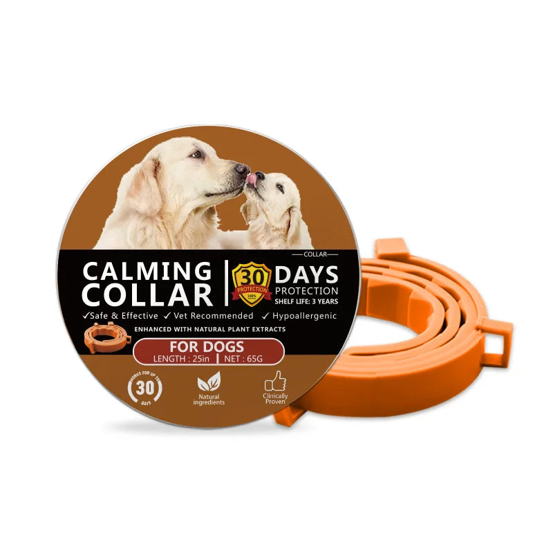 Pet Calming Collar: Stress-Relief and Prevention Collar for Cats and Dogs