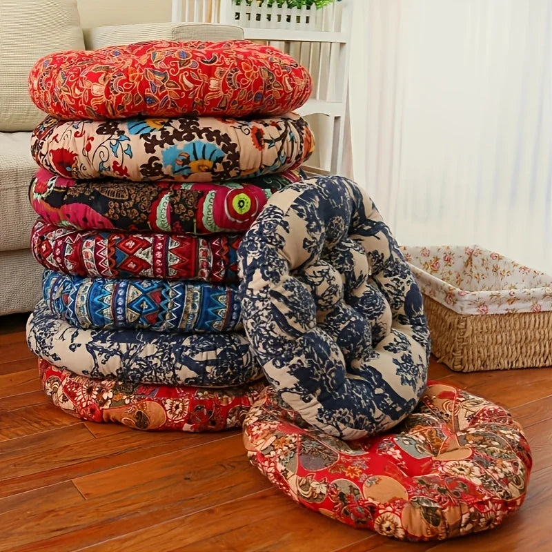 Round Boho Cushion Versatile Seating