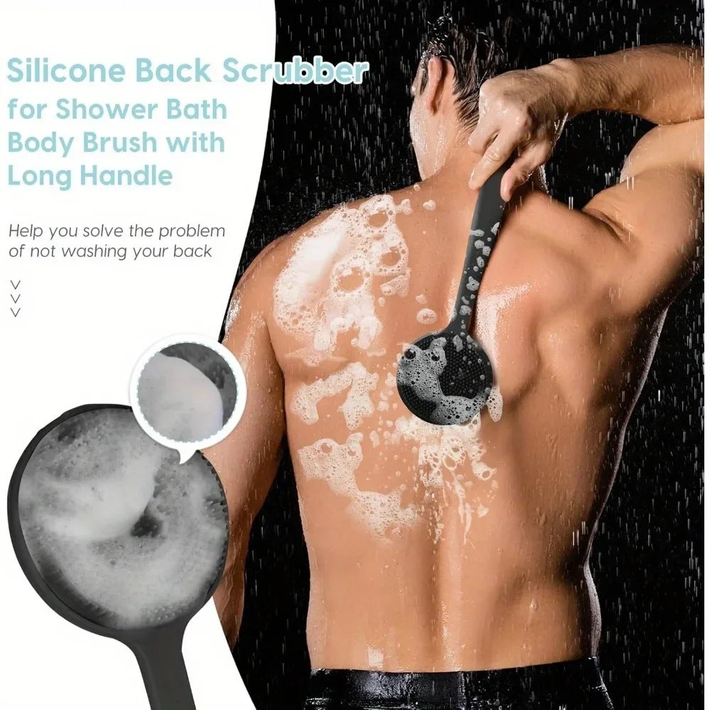 Silicone Back Scrubber Brush for Shower