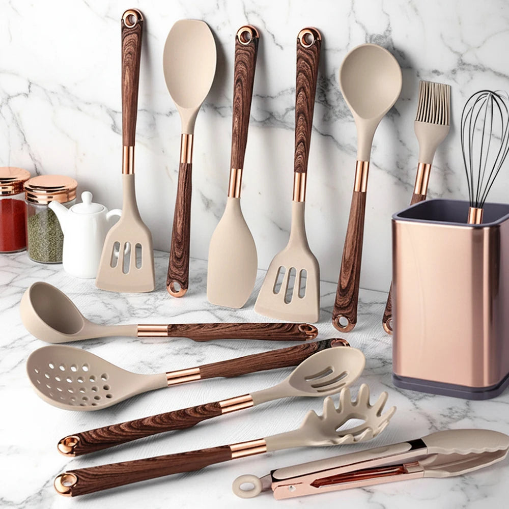 Silicone Cooking Utensils Set