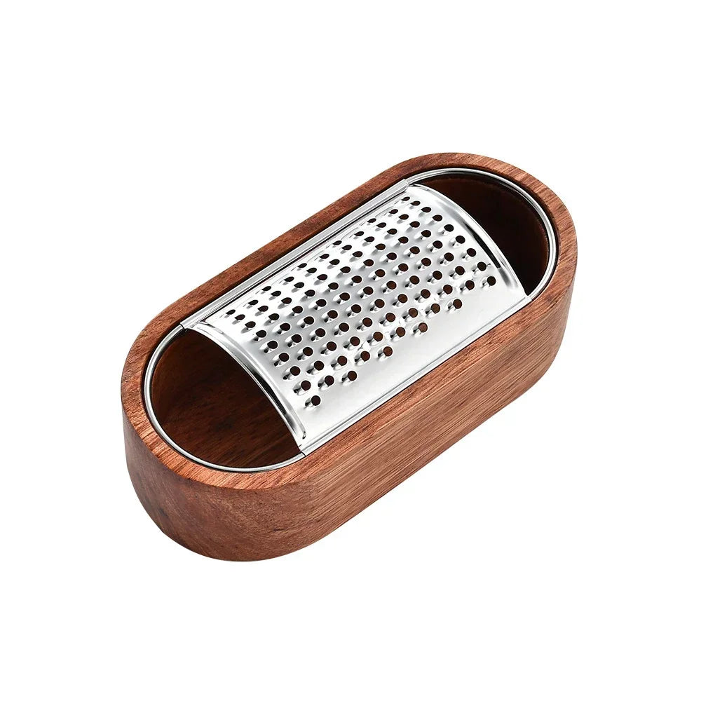 Wood Grip Cheese Grater