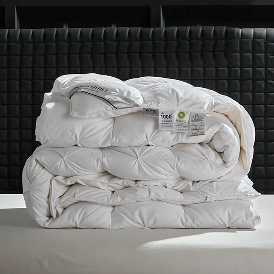 Luxury 100% White Goose down Comforter Winter Warm Duvet