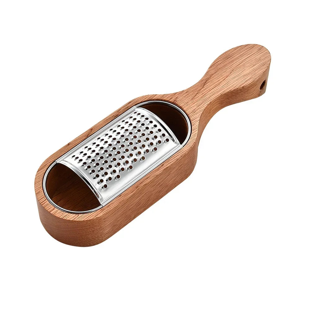 Wood Grip Cheese Grater