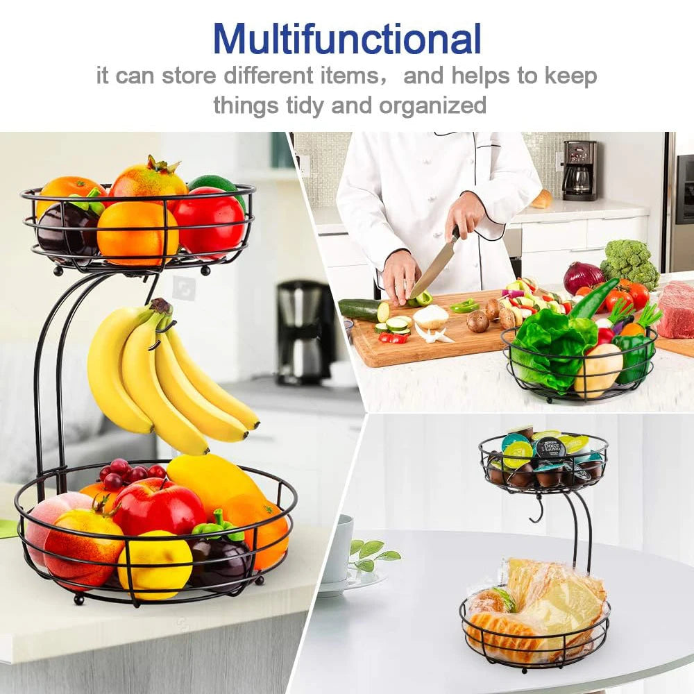 Kitchen Metal Wire Fruits Stand Storage