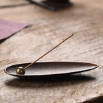 Zen Alloy copper bead incense holder