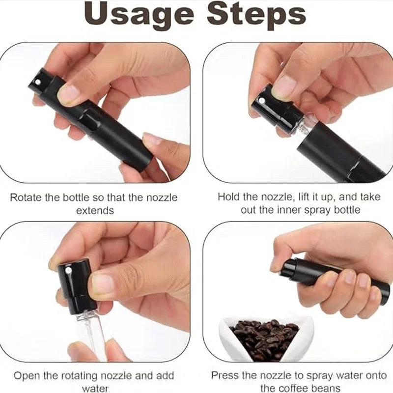 10ml Coffee Bean Spray Bottle For Reducing Coffee Power Static