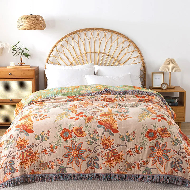 Four Seasons Cotton Blanket | 100% Cotton Blanket
