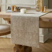 Burlap Style Farmhouse Table Runner