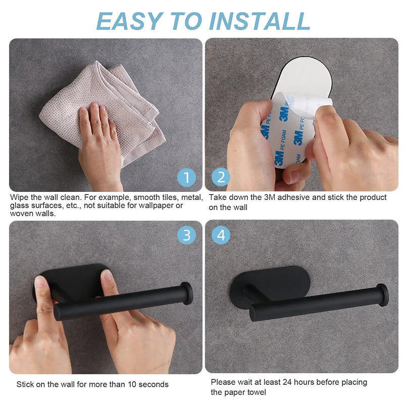 Adhesive Toilet Paper Holder