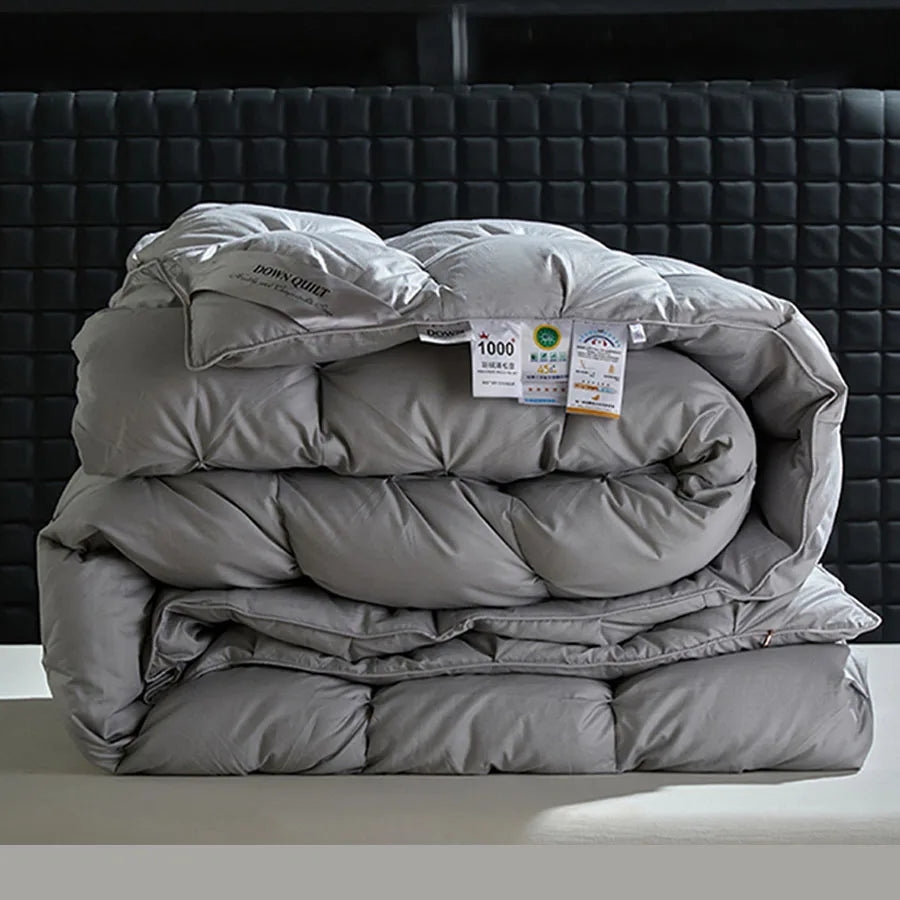 Luxury 100% White Goose down Comforter Winter Warm Duvet
