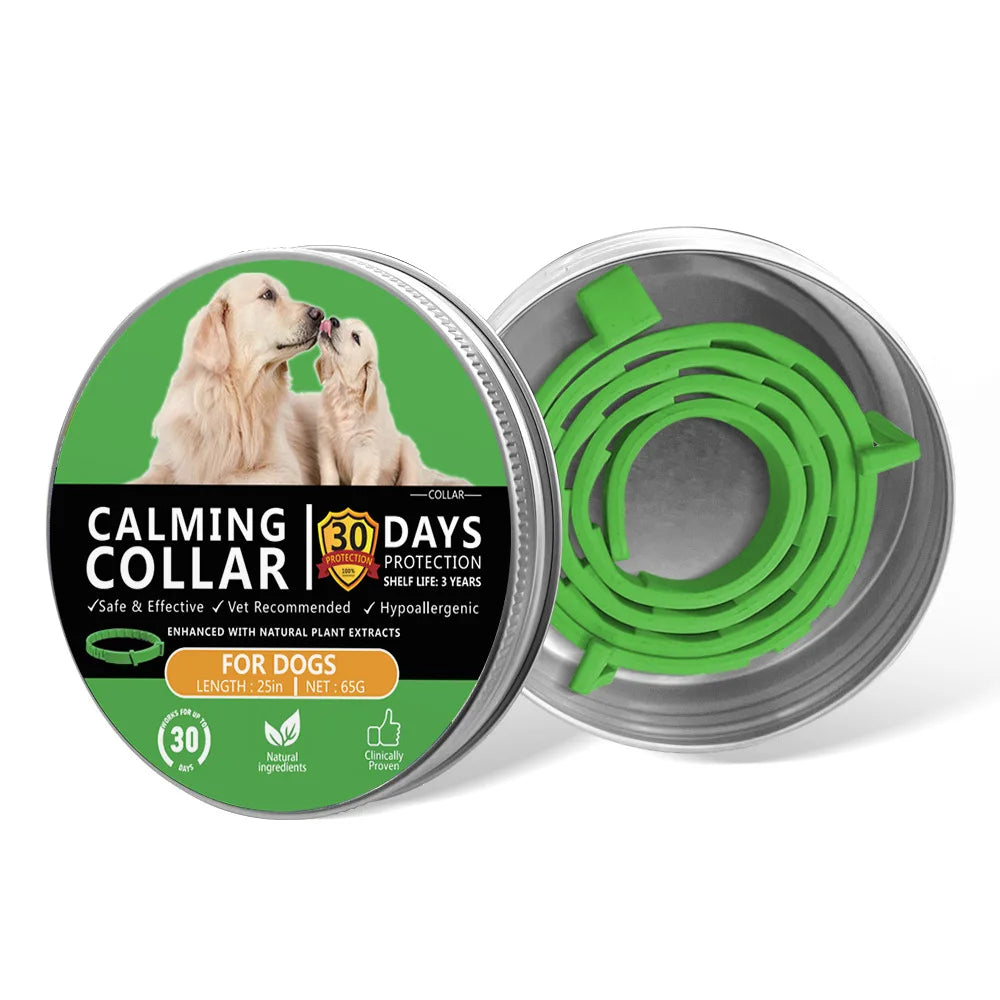 Pet Calming Collar: Stress-Relief and Prevention Collar for Cats and Dogs