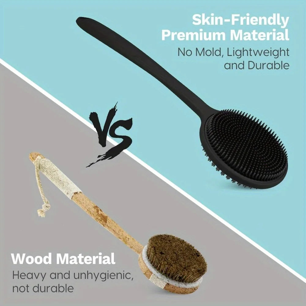 Silicone Back Scrubber Brush for Shower