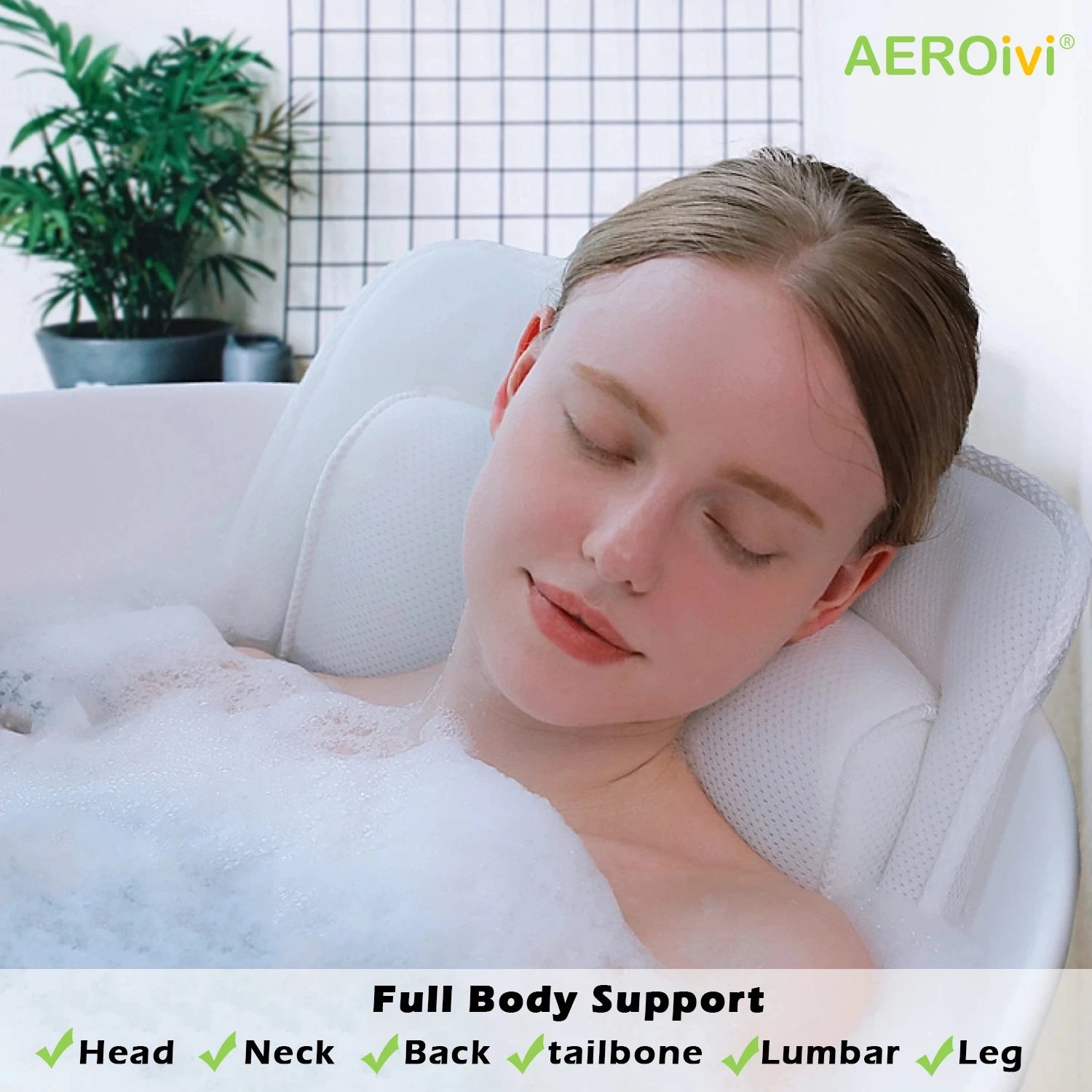 Luxury Full Body Bath Pillow Bathtub
