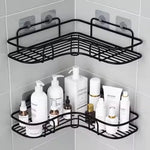 Corner Shower Caddy – Wall-Mount Bathroom Storage Shelf for Shampoo & Toiletries