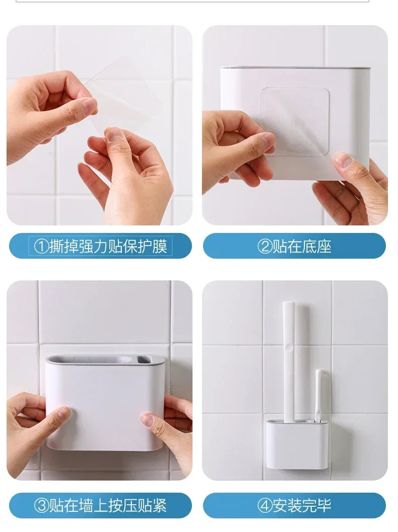 Silicone Toilet Brush Cleaning Brush