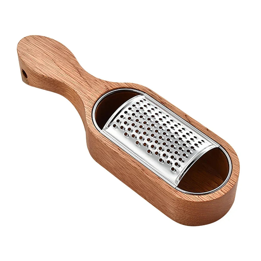 Wood Grip Cheese Grater