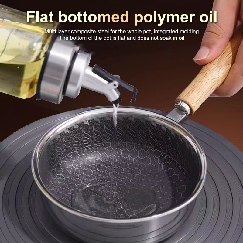Outdoor Camping Stainless Steel Portable Pan