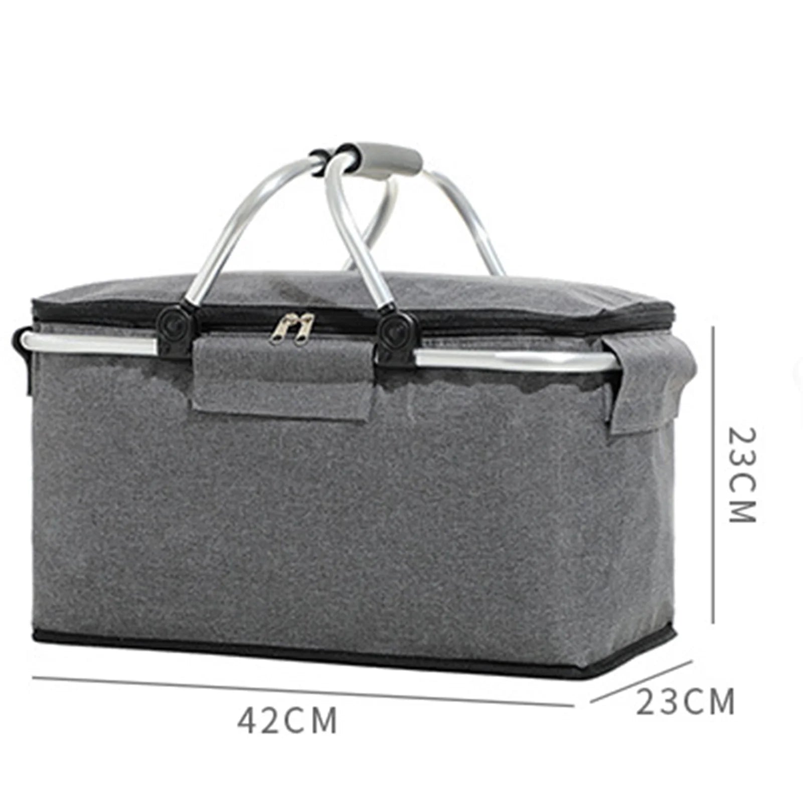 Collapsible Large Capacity Insulated Picnic Basket