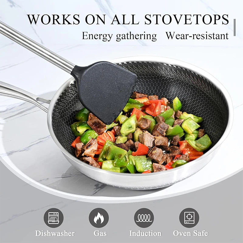 316 Stainless Steel Wok Pan