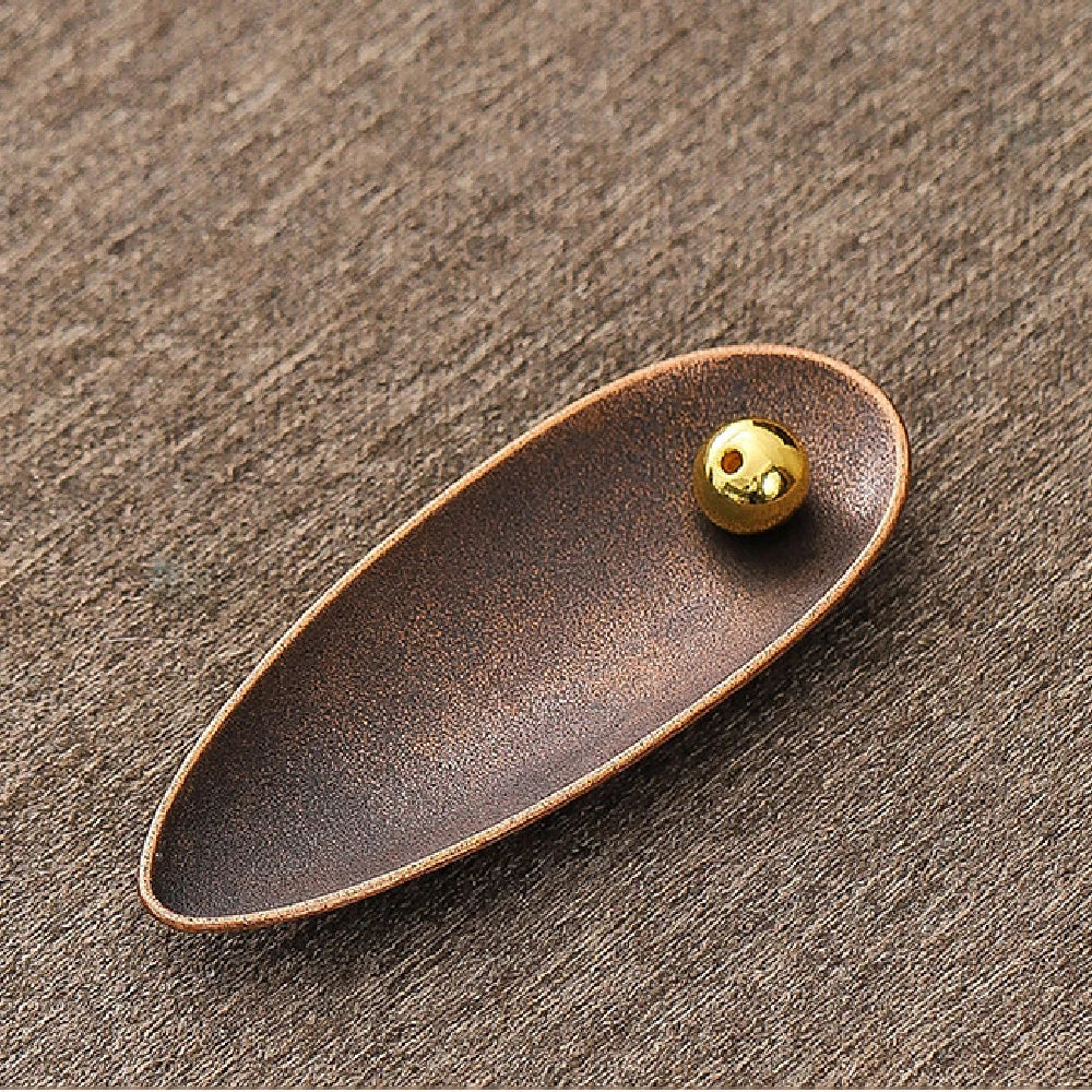 Zen Alloy copper bead incense holder