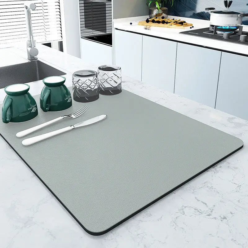 Non-Slip Kitchen Sink Dish Drying Mat